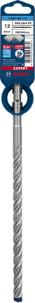 Bosch EXPERT SDS plus-7X 12×200×265 mm hammer drill bit.