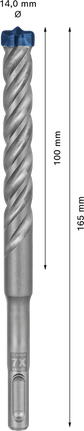 Bosch EXPERT SDS plus-7X Hammer Drill Bit 14mm.