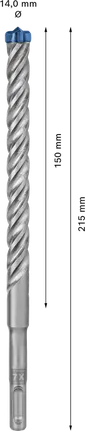 Bosch EXPERT SDS plus-7X hammer drill bit 14x150x215 mm.