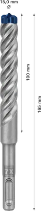 Bosch EXPERT SDS plus-7X hammer drill bit 15 x 165 mm.