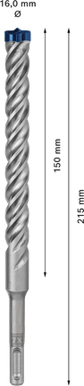 Bosch EXPERT SDS plus-7X 16x150x215 mm hammer drill bit.