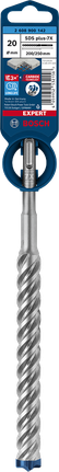 Bosch SDS plus-7X 20×200×250 mm drill bit.