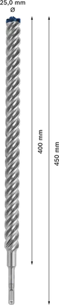 Bosch EXPERT SDS plus-7X hammer drill bit 25x400x450mm.