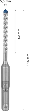 Bosch EXPERT SDS plus-7X hammer drill bit 5 x 115 mm.