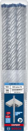 Bosch SDS plus-7X 16×200×265 mm drill bit set.