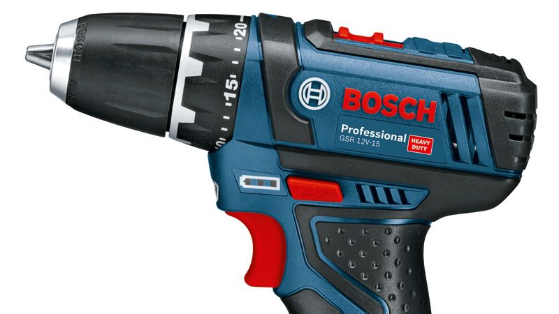 Bosch GSR 12V-15 cordless drill driver.