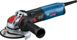 Bosch GWX 14-125 S angle grinder with X-LOCK.