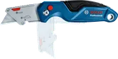 Bosch folding utility knife with ergonomic grip.