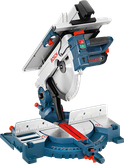 Bosch GTM 12 JL combination saw with laser guide.