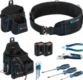 Bosch toolbelt and hand tools set combo kit assortment.