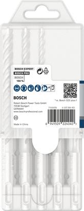 Bosch PRO SDS plus-5X drill bit set 5/6/6/8/10 mm.