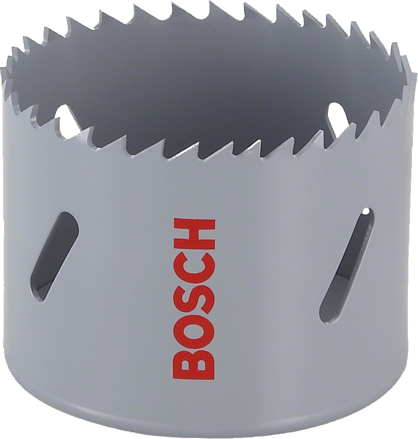 Bosch hole saw for precise circular cutting.