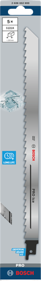 Bosch PRO Ice S1211K reciprocating saw blades 5-pack.