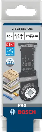 Bosch PRO AIZ 32 APIB plunge cut blade 32×50 mm 10 pcs.