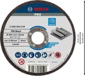 Bosch PRO Metal Bonded Cutting Disc 100 x 2.5 x 16 mm.