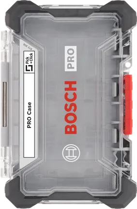 Bosch PRO Empty Case Medium for tool accessory storage.