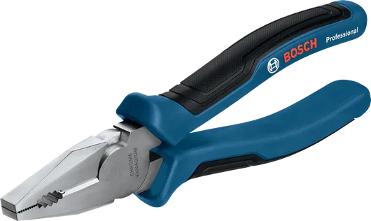 كماشة Bosch عالمية بمقبض أزرق مريح.