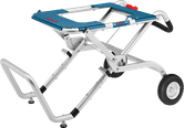 Bosch GTA 60 W, mobile saw stand with wheels.