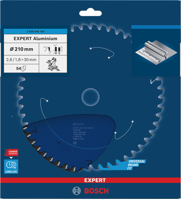 Bosch Expert Aluminium circular saw blade 210 mm.