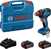 Bosch GDX 18V-200 cordless impact driver set.