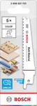 Bosch S511DF Multi Material saw blade pack for various materials.