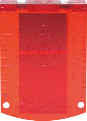 Laser target (red)