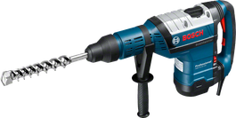Bosch GBH 8-45 DV rotary hammer drill with side handle.