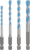 Sets de brocas EXPERT HEX-9 MultiConstruction