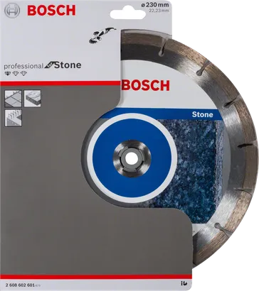 Disco de corte de diamante Bosch para piedra 230mm.