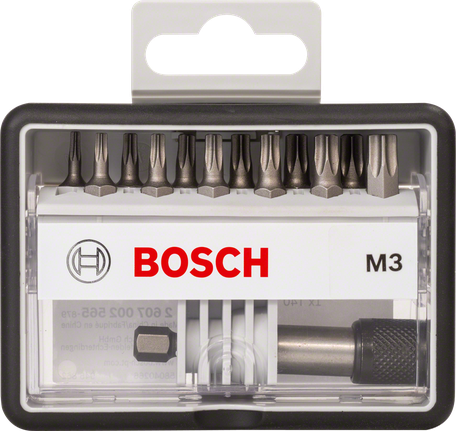 Juego de puntas de destornillador Bosch Robust Line 12+1.