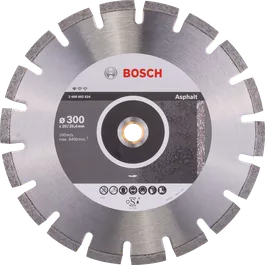 Disco de corte de diamante Bosch Standard para asfalto de 300 mm.