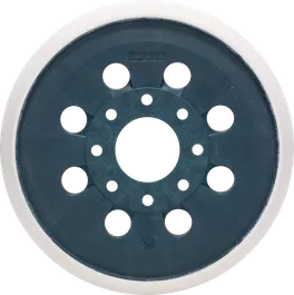 Almohadilla de lijado profesional Bosch con diseño de múltiples orificios.