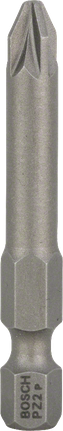 Punta de destornillador Bosch Extra Dura PZ2 49mm.