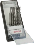 Juego de 6 hojas de sierra de calar Bosch Robust Line para madera, en estuche.