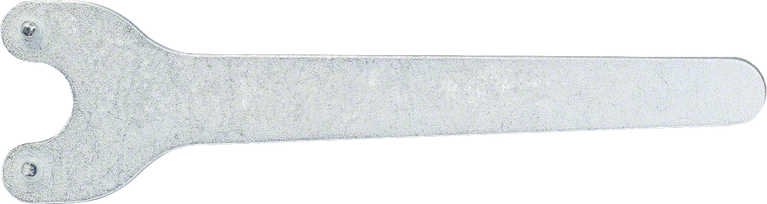 Llave de dos agujeros Bosch recta para cambios de accesorios.