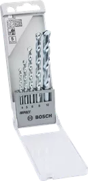 Juego de brocas para mampostería Bosch CYL-1 de 5 piezas, 4/5/6/8/10 mm.