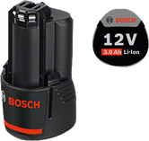 Batería de iones de litio Bosch 12 V 3,0 Ah.
