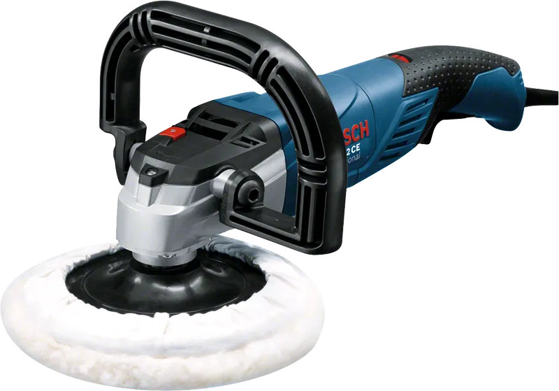 Pulidora Bosch GPO 12 CE con control de velocidad variable.