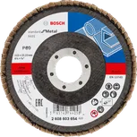 Disco de láminas Bosch X431 para metal, 115 mm de diámetro, grano 80.