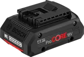 Paquete de batería Bosch ProCORE 18V 4,0 Ah.