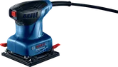 Lijadora orbital Bosch GSS 140 con plato lijador rectangular.