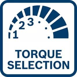  Varios ajustes de torque para ofrecer un control preciso.