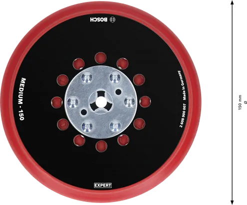 Plato lijador multiagujero Bosch EXPERT 150 mm medio.