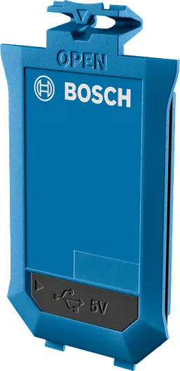 Paquete de batería Bosch BA 3,7 V 1,0 Ah A con carga USB.
