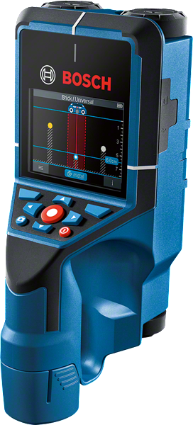 Detector Bosch D-Tect 200 C con pantalla a color.