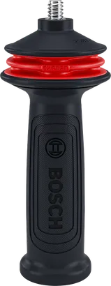 Mango Bosch EXPERT para control de vibraciones M10, negro con anillo rojo.