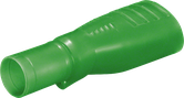 Boquilla protectora verde de Bosch para protección contra el polvo.