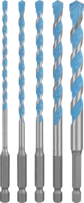 Juego de brocas multiconstrucción Bosch EXPERT HEX-9, 5 piezas.