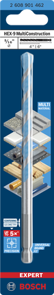 Broca Bosch HEX-9 MultiConstruction de 5/16″.