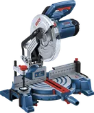 Sierra ingletadora Bosch GCM 254 con guía angular precisa.